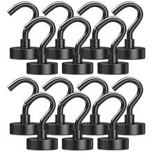 重型磁性挂钩，强力钕磁铁挂钩，适用于游轮、烤架、冰箱。防锈耐用的金属结构，壁挂式和吸顶式设计。