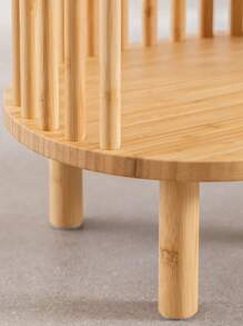 Mesa de noche de bambú Connery, decoración de dormitorio, mesa lateral, escritorio de rincón, mesa de decoración de habitación, muebles de dormitorio de bambú, gabinete de noche moderno para almacenamiento, mesa de noche de madera maciza para dormitorio