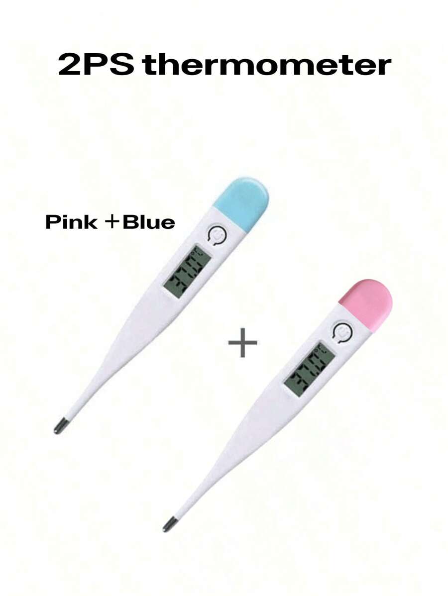 半支装成人电子口腔温度计，10秒快速读数体温计 - 彩色 - 查看 1
