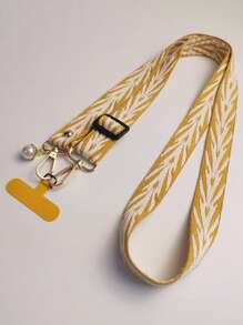 1pc Long Woven Rope Crossbody Strap With Pearl Pendant, Women Fashion Braided Phone Lanyard, Necklace Strap For Outdoor Travel Phone Protection Gifts For Mother, Family, Friends, Birthday, Holiday Phone Charm, Phone Chain - Multicolor - View 15
