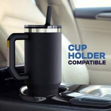 Thicc Buddy | Leak Proof - Double Wall Vacuum Sealed Tumbler - Handle Fits Lip Balm & Keys - Drinkware