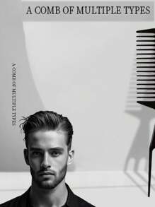 Men's Large Pompadour Comb, Rattail Comb, Hair Styling Comb, Grooming Comb, Cutting Comb, Pintail Comb, Pomade Comb