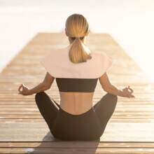 1 Stück einstellbare Rizinusöl Nacken- und Schulterpackung, dreieckiges lecksicheres Design