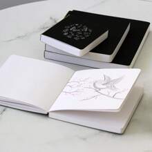 1 件，96 张，方形绘画素描本，硬封面空白绘画和素描笔记本，便携式艺术日记，旅行和日常绘画，120 克纸，母亲节，妈妈的礼物 - 單件 - 查看 1