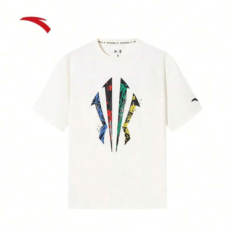 Anta 系列 | 篮球冰丝短袖男女款夏季透气T恤上衣 - 香草白 -1 - 查看 1