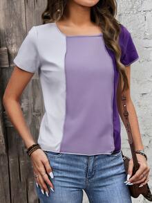 Women T-Shirts - Violet Purple - View 3