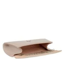Girly Handbags Womens Plain Envelope Clutch Bag - Nude - View 5