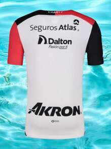 Playera atlas visita 2024 2025 jersey visita - Rojo y blanco - Ver 1
