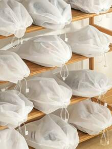 40个便携式鞋袋，防尘鞋套，无纺布防尘抽绳收纳袋，除湿旅行收纳袋，波西米亚风