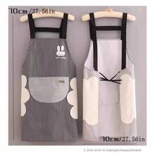 Delantal impermeable y a prueba de aceite, de moda para quehaceres domésticos, cocina, limpieza de manos, unisex para el hogar y el trabajo