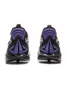 Sepatu Basket Pria LI-NING JIMMY BUTLER 3 BOOM Cushioning Wearable Sneakers ABAU107 - Hitam/Ultraviolet - View 8