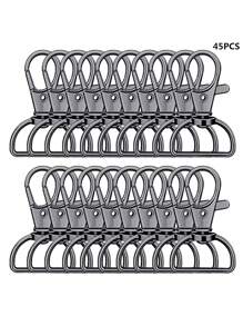 5/10/20/30/45/60 Pcs Rotating Buckle Keychain Clips, D-Ring Clips, Hangnailer Accessories For Keychain Making, Lanyard Making, Wallet DIY Craft - Keychain - View 28