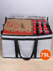 Insulated Food Delivery Bag Cooler Bags Keep Food Warm Catering Therma For Doordash Catering Cooler Bags Keep Food Warm Catering Therma For Doordash Catering Shopper Hot XXXL Extra Large XXXL Keep Food Warm Catering Therma For Doordash Catering - Multicolor - View 2