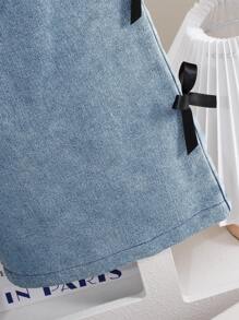 Girls' Butterfly Print T-Shirt & Wide Leg Butterfly Decor Pants Set, Fashionable Summer Outfit