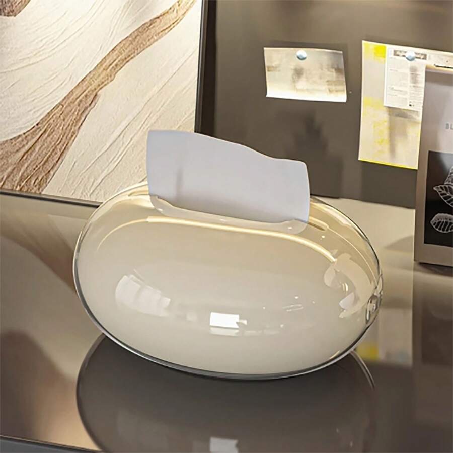 Boîte à mouchoirs magnétique de forme créative en forme de goutte de haute qualité pour table de salon domestique