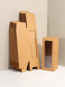 20 个，8x8x20cm 纸盒带观察窗，蜡烛包装盒适用于酒杯礼品盒，DIY 礼品盒适用于婚礼新娘派对礼物 - 20pcs-8x8x20cm - 查看 10