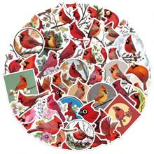 56pcs Cardinal Graffiti Stickers For Decorative Phone Case Water Cup Diary Computer Helmet Waterproof Sticker - Multicolor - View 3