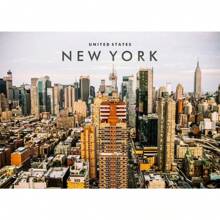 1 件美国纽约旅游城市街道建筑风景海报和印刷品帆布印刷墙壁艺术画适用于客厅装饰无框架 - 彩色 - 查看 30