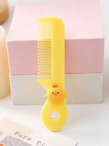 4pcs/1pc 儿童卡通糖果色卡通动物迷你梳子，便携便捷的糖果色小梳子，适合儿童理发和护理，是送给孩子礼物的理想选择 - 彩色 - 查看 5