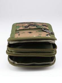 1pc Multi-Functional Crossbody Fanny Pack, Outdoor Sports Smartphone Small Waist Bag, Tactical Sling Pouch, Can Be Worn As Crossbody Or Waist Bag, Ideal Gift For Friends And Family. Product Size: 18cm*10cm*4cm - Multicolor - View 5