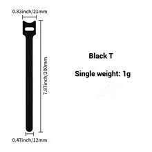 20pcs Color Multi Functional Hook And Loop Cable, Earphone Cable, Charging Data Cable, Storage Collection Cable, Ethernet Cable Binding Cable, Gardening Organizing Cable Tie