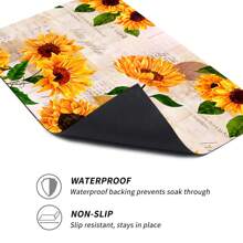 1 cái, Trang trí nhà cửa, Thảm trải sàn nhà bếp - Thảm nhà bếp hiện đại họa tiết hoa, Thảm lông chống trượt, Thích hợp cho bồn rửa, phòng ngủ, phòng khách, khu vực ăn uống - Dễ vệ sinh, Thích hợp cho trang trí nhà trong nhà và ngoài trời - FUCFD155 - Xem 10