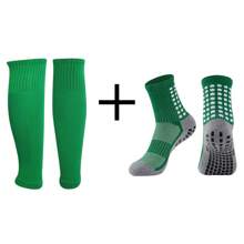 2pcs/Set Knee-High Professional Soccer Socks, Lightweight Breathable Terry Lining & Non-Slip Grip - Multicolor - View 4