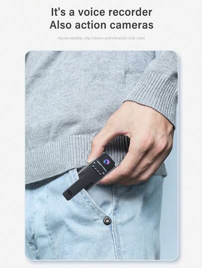 1080P Mini Body Camera 180° Rotatable Lens Mounted Small Portable IR Night Vision Police Bike view 7