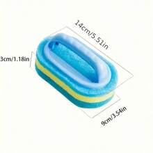 1pc Magic Sponge Easy Cleaner - Tiles, Kitchen & Bathroom Surfaces, Glass, Walls, Toilet & Ceramic Shiny - Multicolor - View 6