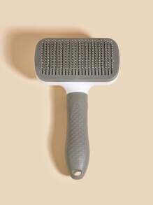 宠物美容护理套装：指甲钳、锉刀、刷子、宠物牙刷、多功能狗猫美容清洁工具包 - 灰色 - 查看 3