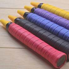 60pcs Anti-Slip Sweat-Absorbent Racket Grip Tape For Tennis, Badminton, Squash - Multicolor - View 2