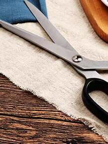 1pc Tailor Scissors Sewing Scissors For Fabric Stainless Steel Scissor Clothing Cutter Shears DIY Sewing Tools - Multicolor - View 2