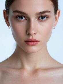 Pendientes de aro en espiral con cuernos para mujeres, pendientes minimalistas de círculo 3D retorcido, pendientes pequeños, elegantes y vintage adecuados para el trabajo y el uso diario