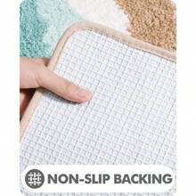Summer Style Bathroom Rugs,Soft And Absorbent Bath Mats Non-Slip Backing Shower Rug,Machine Washable, Bathroom, Kitchen And Entryway Home Decor,Sea Beach Starfish Shell Bath Floor Mat,22"X34" - Beach - View 4