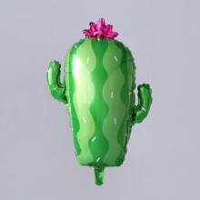 2 Pcs/Set Cactus Foil Ballons, Mexican Carnival Theme Party Decoration Supplies