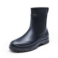 Wellington Boots Women, Waterproof Rain Boots, Outdoor And Hiking Boots, Garden Boots, Comfortable Chelsea Boots - Navy Blue - View 2