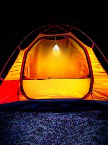 500mAh 暖白露营灯、应急灯泡、悬挂式帐篷工作灯、可充电 USB LED 灯泡、便携式户外灯、露营配件