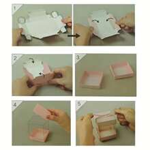 5/10Pcs Mini Clear Favor Boxes, With Ribbons, Clear Gift Boxes Macrame Boxes For Wedding Party Favor Boxes, Christmas,Birthday