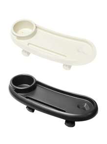 Multifunctional Children Stroller Snack Tray Compatible With 98% Of Handlebar Types On The Market - Black - View 9