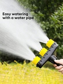 1PC Multi Nozzle Adjustable High Flow Spray Head, Used For Home Garden, Agricultural Use, PP Material Horticultural Sprinkler, Used For Flowers, Farm, Lawn, Vegetable Irrigation, Outdoor Garden, Etc