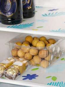 1 rolka kolorowe liście półka wykładzina do szafek kuchennych, nieprzylepna wykładzina szuflady, antypoślizgowa wykładzina do lodówki, wodoodporna podkładka EVA lodówka mata szafka łatwe podkładki