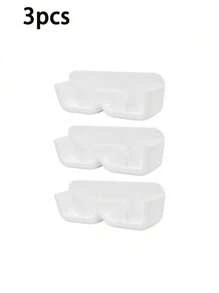 10 piezas/3 piezas/1 pieza Organizador de gafas de montaje en pared sin taladro, cajas de almacenamiento, soportes, adecuado para dormitorio, sala de estar, baño, cocina para organizador de almacenamiento de mujer, artículos esenciales de viaje, regreso a la escuela, almacenamiento de dormitorio, decoración de otoño