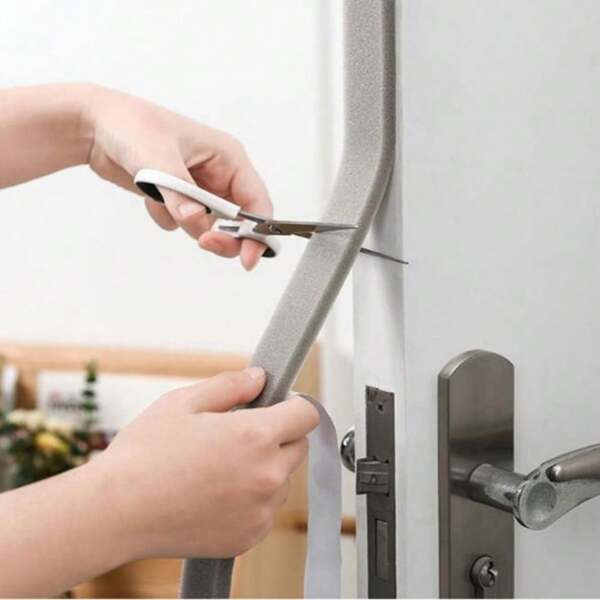 2rolls Self-Adhesive Sealing Strips, Tapes For Door Windows, Weather Strippings, Soundproof Windproof Dustproof Seal Strips