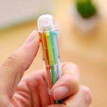10 Gói Bút Bi Nhiều Màu 0.7mm Bút Bi Trong Suốt 6 Trong 1 Có Nhiều Màu Mực Bút Bi Có Thể Thu Vào 6 Màu Cho Đồ Dùng Học Tập Văn Phòng Học Sinh Trẻ Em Quà Tặng Trở Lại Trường - Nhiều màu - Xem 8