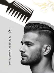 Men's Large Pompadour Comb, Rattail Comb, Hair Styling Comb, Grooming Comb, Cutting Comb, Pintail Comb, Pomade Comb