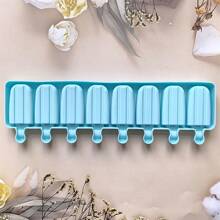 1 件硅胶冰棒模具，8 腔冰棒制作器，DIY 冰棒模具，适用于自制冰棒和冰棒 - 彩色 - 查看 7