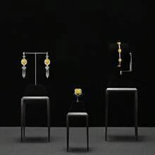 Oirlv Fashion Metal Jewelry Display Set High-End Shop Cabinet Display Prop For Necklace Display Bust Watch Ring Earrings Bangle Decoration Rack Props - Jewelry Display Set - View 8