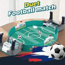 ضروري لمناسبات العائلة ، طاولة كرة قدم للأطفال لاعبين اثنين ، لعبة تربوية بشخصين ، هدية لعبة للطفلين ، أفضل هدية للأطفال - متعدد الألوان - مشاهدة 2