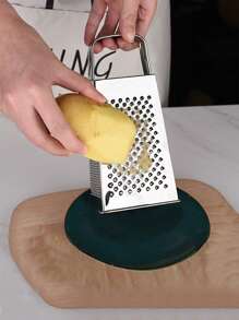 1pc Stainless Steel Multi-Sided Shredder Easily Shreds For Carrots, Cucumbers, Potatoes, Garlic, Etc. Multifunctional Stainless Steel Vegetable And Fruit Peeler. Stainless Steel Sharpening Tool - Cheese Shredder - Kitchen Grinder - Multi-Sided Shredder - Paper Shredder - Kitchen Utensils - Stainless Steel Kitchenware - Cheese Shredder - Grating Tool - Must-Have Kitchen Tools