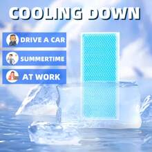 20/40 pezzi di cuscinetti refrigeranti, per il caldo disagio fisico, facile da trasportare, ogni confezione contiene 2 pezzi blu, per il raffreddamento estivo, spiaggia, viaggi